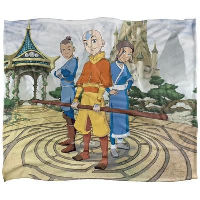 Avatar: The Last Airbender Silky Characters Supersoft Blanket