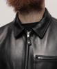 Schott Leather Tracker Jacket, Men's, Size 2XL, 010, Black, 782-5950014
