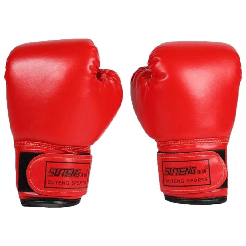 Children s Boxing Hand Gloves Children s and Youth Boxing Bags Taekwondo Muay Thai Mitt MMA Training Spare Sports Gloves красный