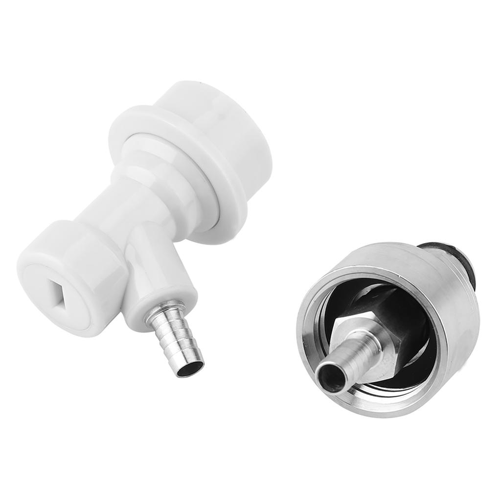 Homebrew Stainless Carbonation  Carbonator with Liquid Ball Lock Disconnect 1/4" Barb Hot Carbonation  Homebrew