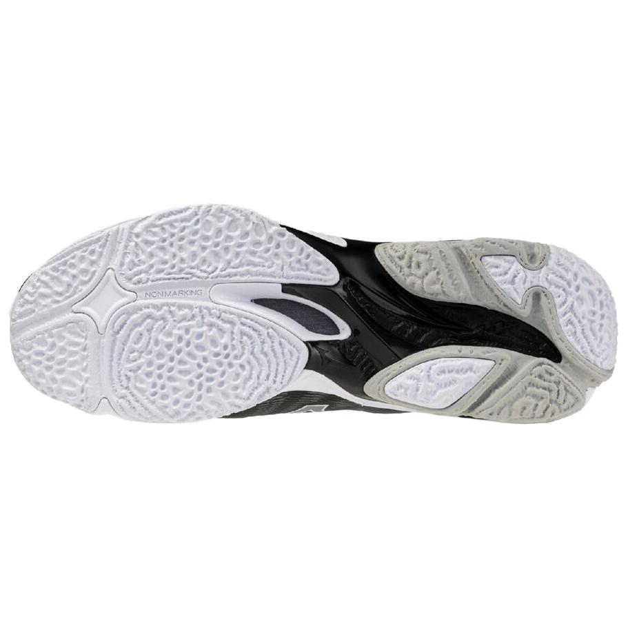 Mizuno Wave Lightning Elite Wide White Black Unisex Sneakers V1GA260151