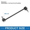 ABSOPRO Front Suspension Sway Bar End Links (LC62-34-170, 5174185A) for Honda Compass 2007-2014 (Black, Set of 2)