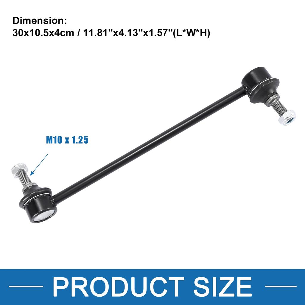 ABSOPRO Front Suspension Sway Bar End Links (LC62-34-170, 5174185A) for Honda Compass 2007-2014 (Black, Set of 2)
