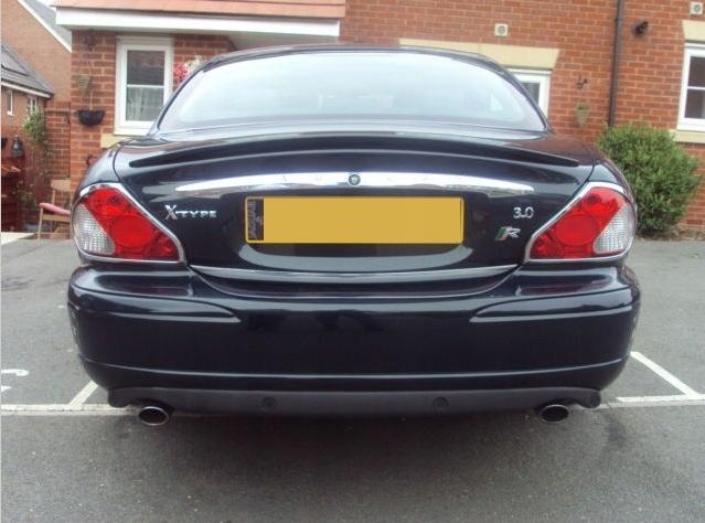 Jaguar X-Type - Chrome Tailgate Trim