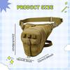 Bag Hip Pouch Decor, Multifunctional Waist Motorcycle Pack for Running, Riding, Cycling