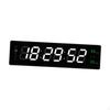Contemporary LED Wall Clock with Large Digital Display for Stylish Home Decor