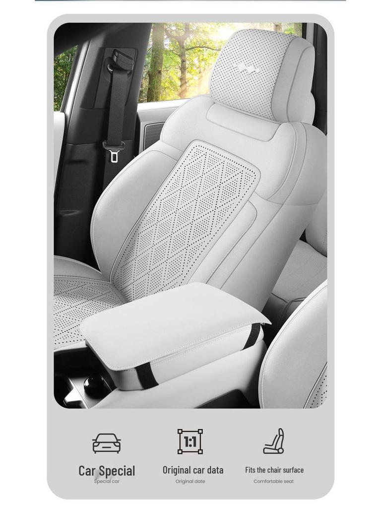 BYD Yangwang 8 Suede Car Seat Cover - All-Season Full Coverage Cushion Pad