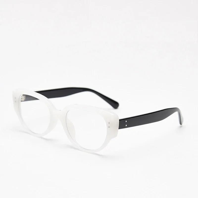 

Luxury Finished Myopia Glasses For Ladies Unisex Vintage Cat Eye Blue Light Blocking Eyewear Prescription Near Sight Eyeglasses -4.0