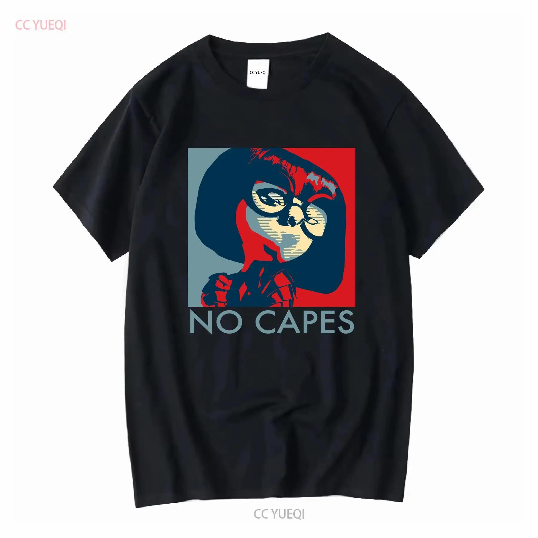 New Incredibles Edna Mode No Capes Men T Shirt S 5XL vintage Washed streetwear Comfortable graphic Slightly Unisex Stylish S разноцветный