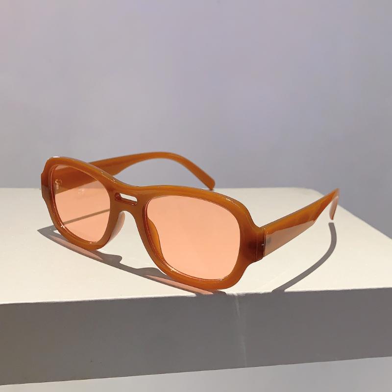 

TW03 Bifocal Sunglasses for Men Women Vintage Progressive UV400 Reading Glasses with Anti Blue Light Retro Metal Frame 510347 without case оранжевый