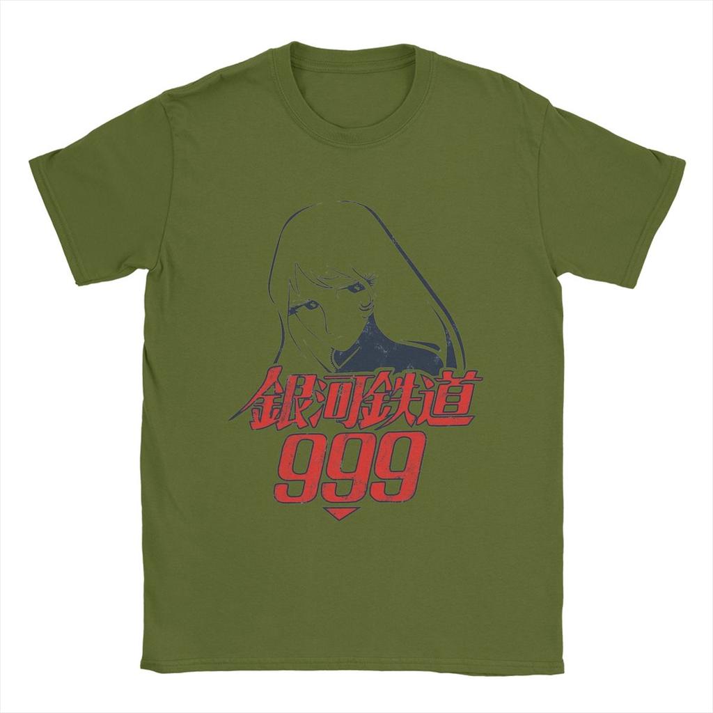 Men's T-Shirts Galaxys Expressed 999 Funny Pure Cotton Tees Short Sleeve Anime T Shirt Round Collar Clothing Gift