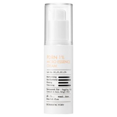 PDRN 1% Micro Essence Cream 30ml – Elasticity Care, Brightening & Wrinkle Improvement Water Cream, Korean