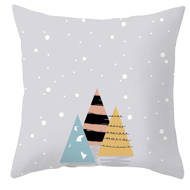 New Christmas Pillowcase Small Fresh Christmas Tree Home Cushion Cover