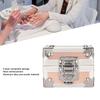 Nail Drill Bit Holder 25 Holes 3 Layer Sponge Transparent   Cover Rivet Reinforcement Dustproof Nail Drill Bit Displayer