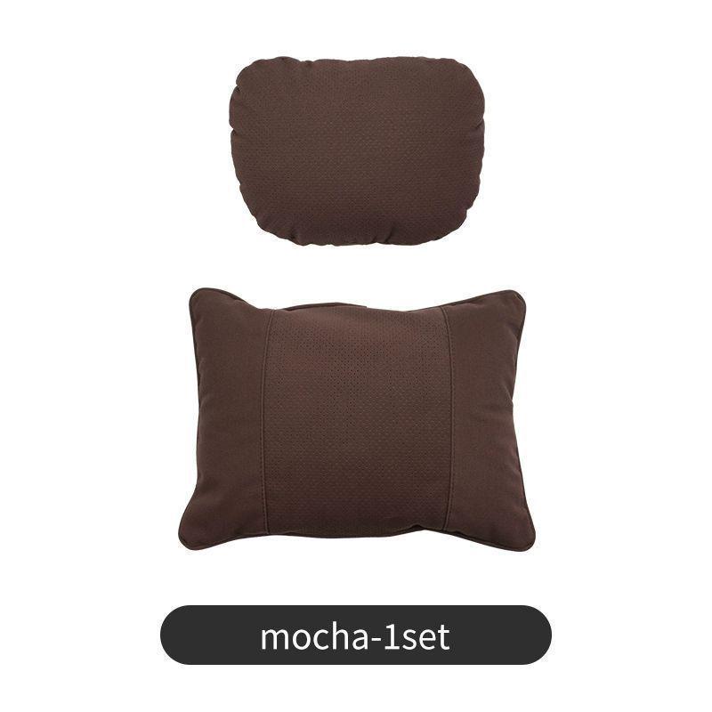 Car Headrest Lumbar Support Cushion for BMW, Mercedes-Maybach, Tesla
