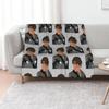 Bellamy The Heart Throw Blanket Easy Care Comfortable Blanket for Couch