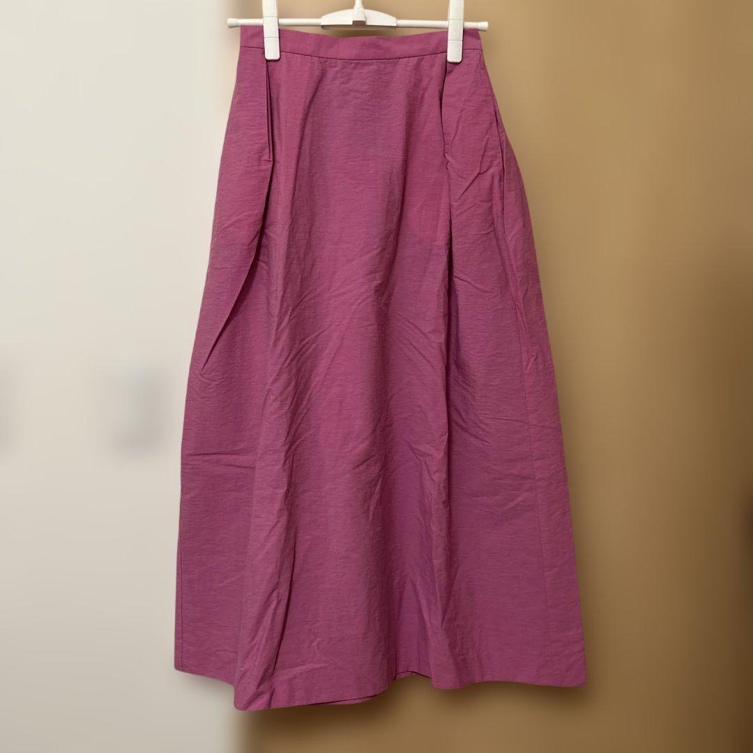 [Unused] IENA LA BOUCLE C/PA Cross Tuck Skirt Pink