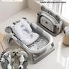 Foldable Anti-Escape Pet Bath Tub for Cats & Small Dogs