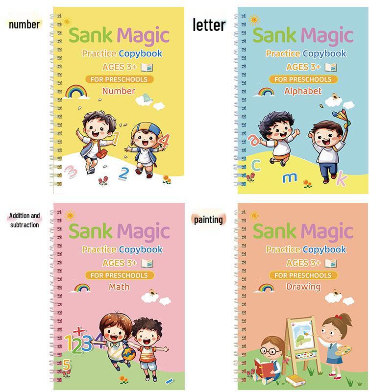Kids English Handwriting & Coloring Book: Fun Practice Sheets for Early Childhood to Primary School