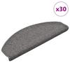 Step Mats 30 Pcs. 65 X 24 X 4 Cm Dark Gray Semi Circular Large