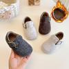 Birkenstock Winter 2025 Girls' Velvet Fur Shoes - Soft Sole, Thickened for Boys & Girls