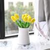 29cm Yellow Tulip Simulation Feel Tulip Flower Home Decoration Ornaments Wedding Photography Props Fake Flowers  3/5/10pcs