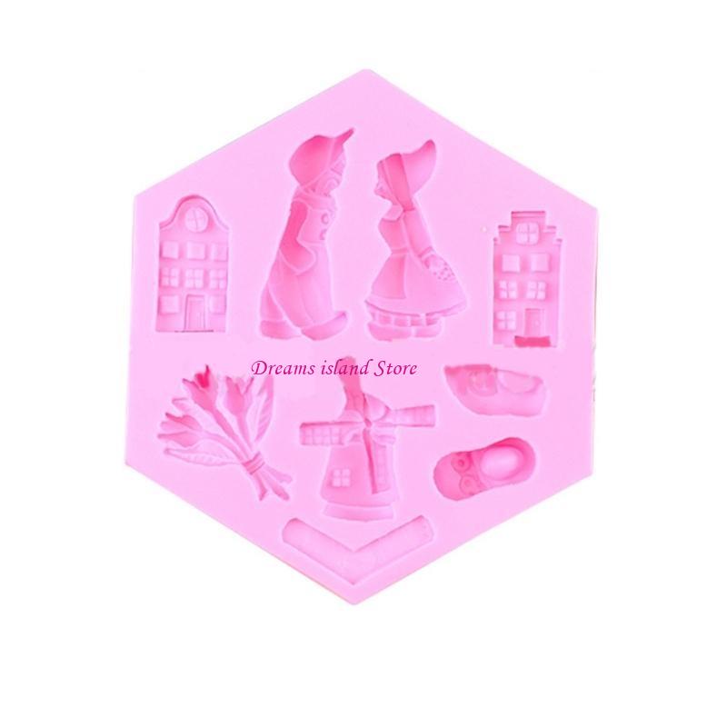 Various Shaped Silicone Mold Fondant Cake Mould Chocolate Mould Cake Decorating Tools Kitchen Baking Accessories HX6C