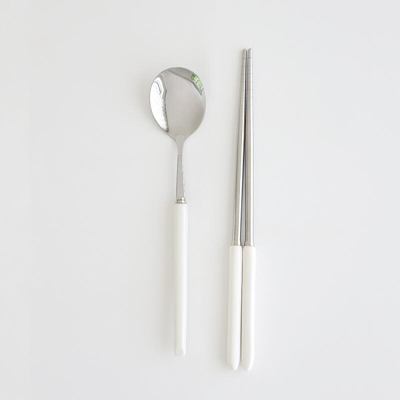 Velour Spoon Set (4 colors) white