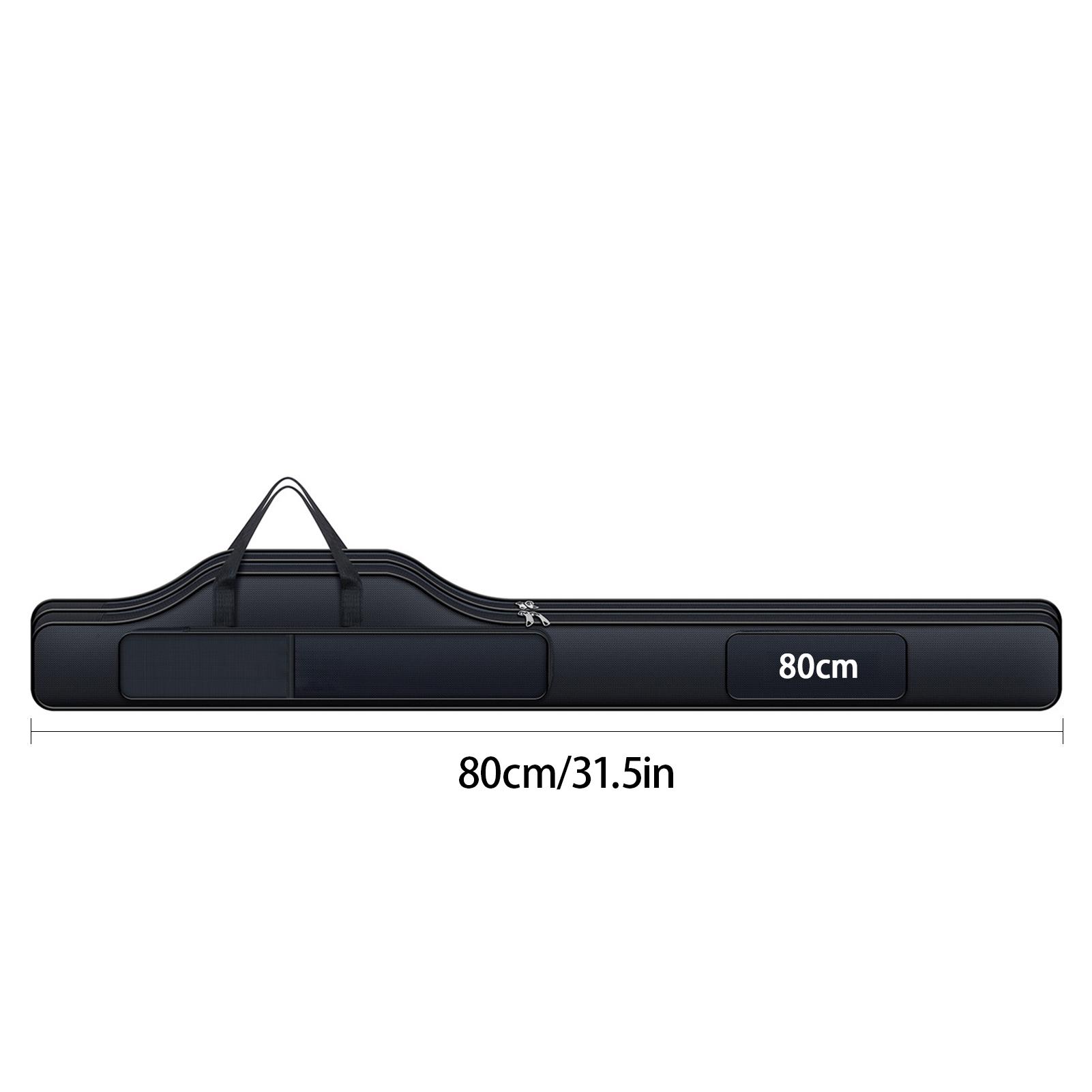 

Tackle Storage Travel Bag Fishing Rod Bag 420D Oxford Fabric Portable Folding Fishing Tackle Organizer Large Compartments