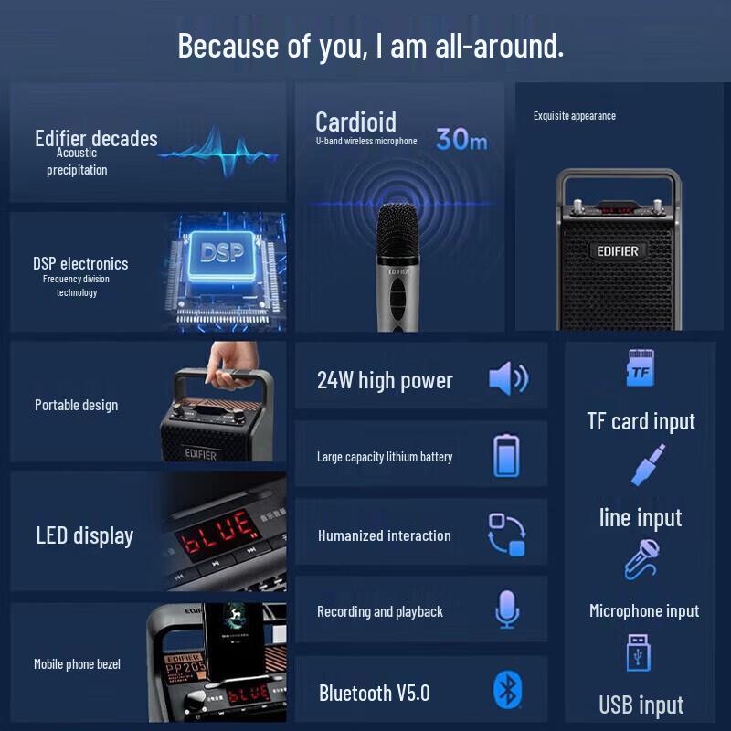 Edifier PP205 Portable Bluetooth KTV Speaker