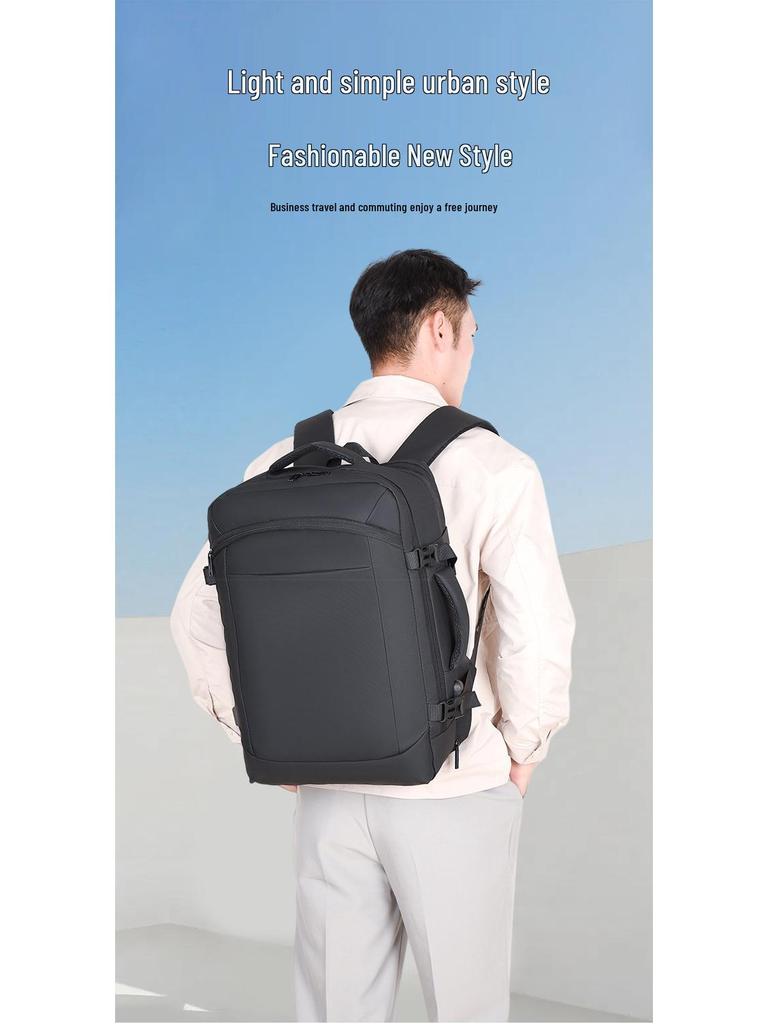 New Expandable Men's Casual & Business Laptop Backpack for Short Trips