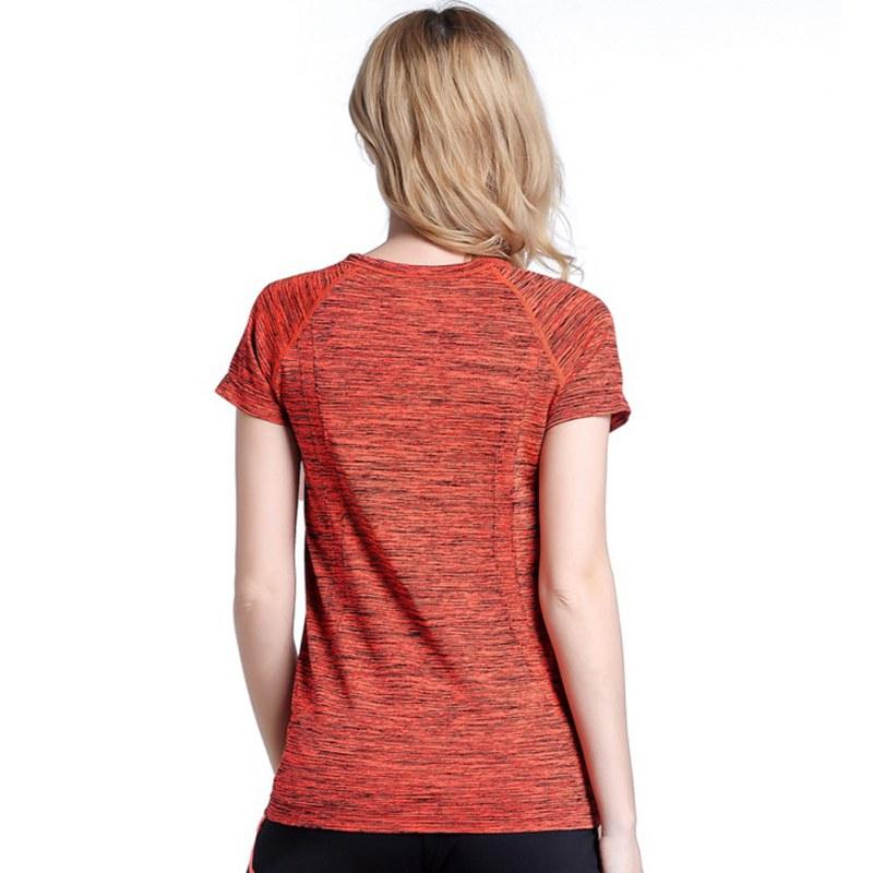 Women Sports T Shirt Runing Slim Blouse