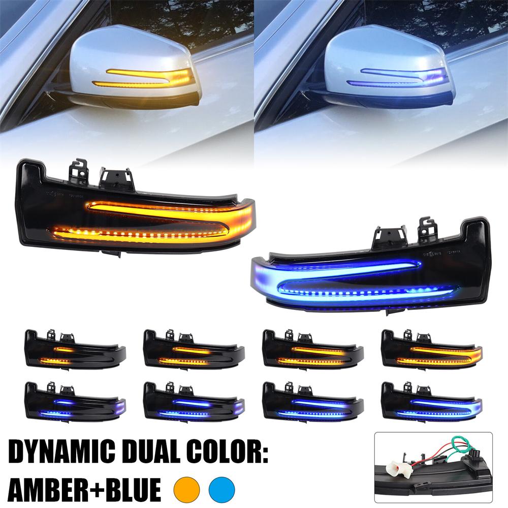 

For Mercedes Benz W204 W212 W176 Dynamic LED Side Mirror Turn Signal Light Lamps