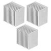 8 Stück Kühlrippen Aluminium Leistungsradiator Kühlkörper-Kit für Elektronik CPU-Modul