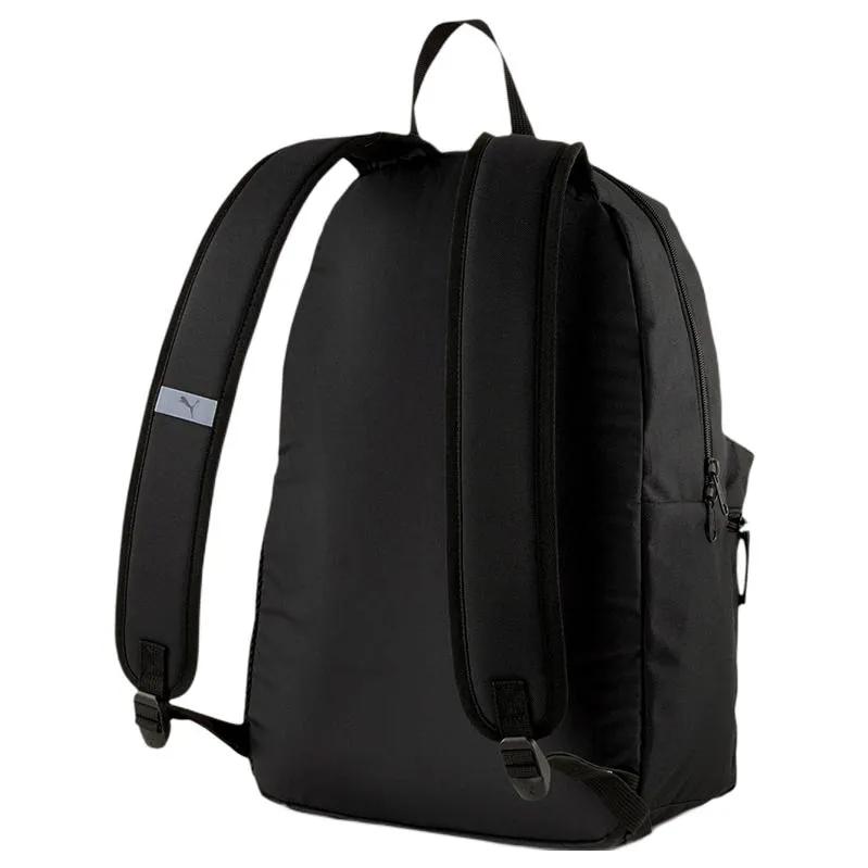 PUMA Fabric Backpack Unisex Black Gold (Unisex) Backpacks 075487 49
