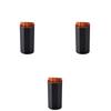 Set of 3 Octagonal Wood Grain Chopstick Black and Red X X ABS Resin Chopstick Holders Sold Setomonohonpo [A] Holders, (Small) [6.5 6.5 12.8 Cm]