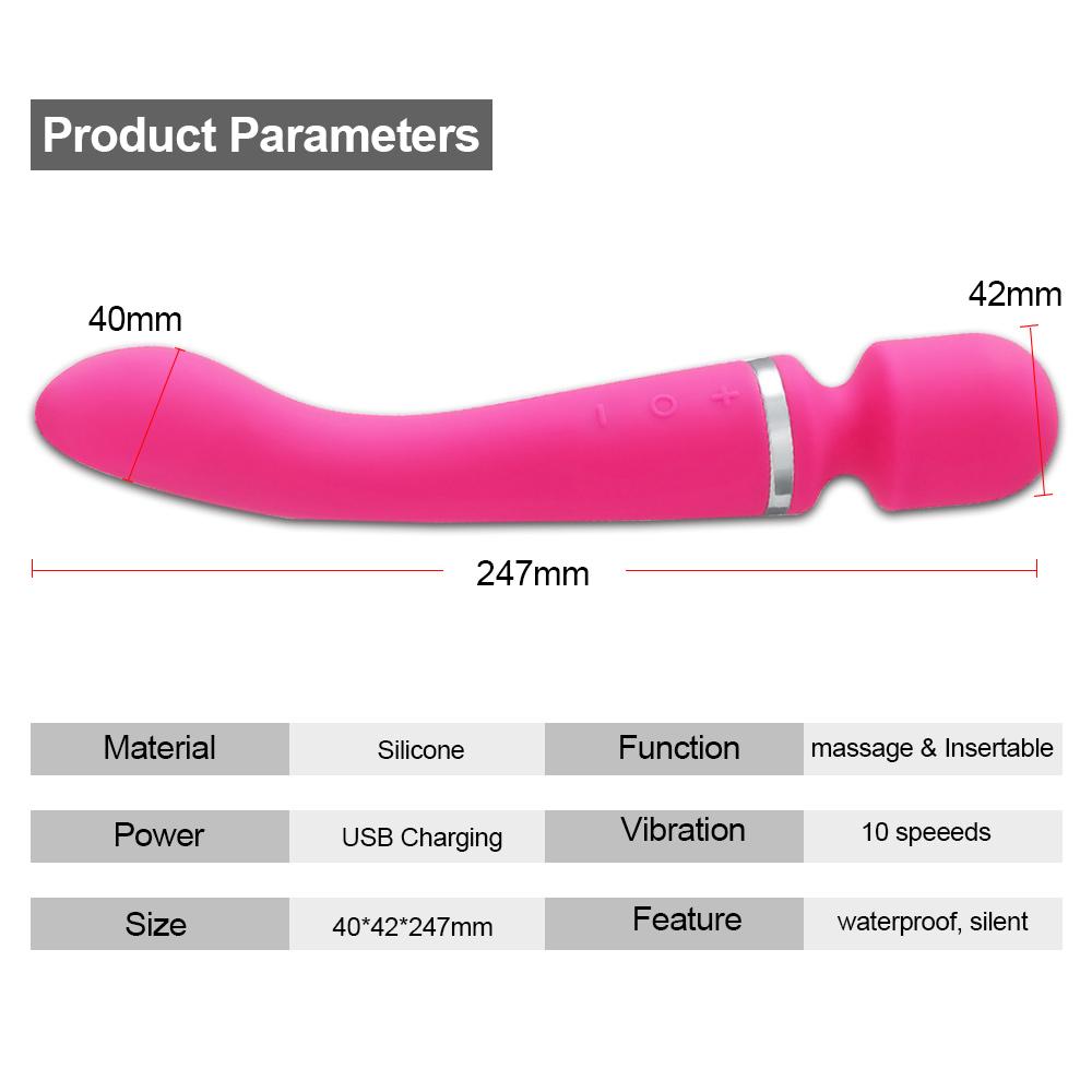 Dildo-uri puternice cu 20 de viteze Vibrator AV Baghetă magică Jucării sexuale pentru femei Stimulator de clitoris pentru adulți Produse intime pentru adulți