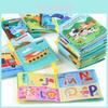Baby Early Education Farm Animal Hand Book Tear-resistant Cognitive Baby Cloth Book