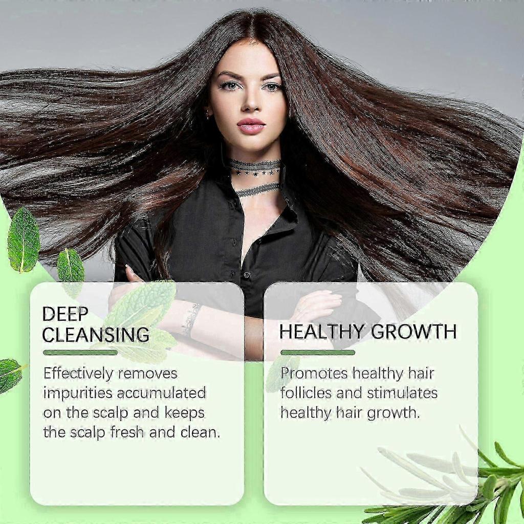 Hoegoa Rosemary Hair Facial Scrub Gentle Nourishing Hair Scalp Care Cleaning Facial Scrub