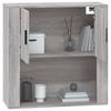 Wall Cabinet Gray Sonoma 80 X 33 X 80 Cm Particleboard