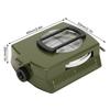 Bussola multifunzione americana prismatica ad alta precisione con lenti portatile da esterno(Army Green