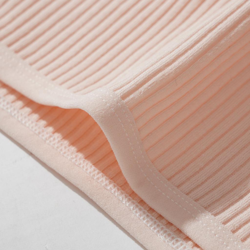 Women's Cotton Crotch Low Waist Briefs Comfortable Striped Solid Color Underwear