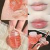 Vasetto di Miele Olio Labbra Balsamo Labbra Frutta Fresca Lunga Durata Idratante Olio Labbra Trasparente Rossetto Liquido Lucidalabbra Trucco Cosmetici