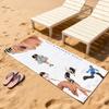Singer Music Art Showbiz Theme Beach Towel Soft Quick Dry Bath Towel for Gift Travel Gym Spa Camping Sport Microfiber Blanket