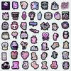 10/50pcs kawaii halloween stickers Purple Skull gothic graffiti Stickers for DIY Luggage Laptop Motorcycle Sticker