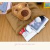 Korean Style Plush  Doll Tote Bag Large Capacity Fluffy Shoulder Bag Fashion Kid Schoolbag  Travel