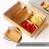 Disposable Kraft Paper Boat Food Containers
