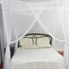 Double Bed Mosquito Net Fine Mesh Canopy Breathable 4 Corner Summer Bed Curtain for Indoor Outdoor Family Dormitory Use