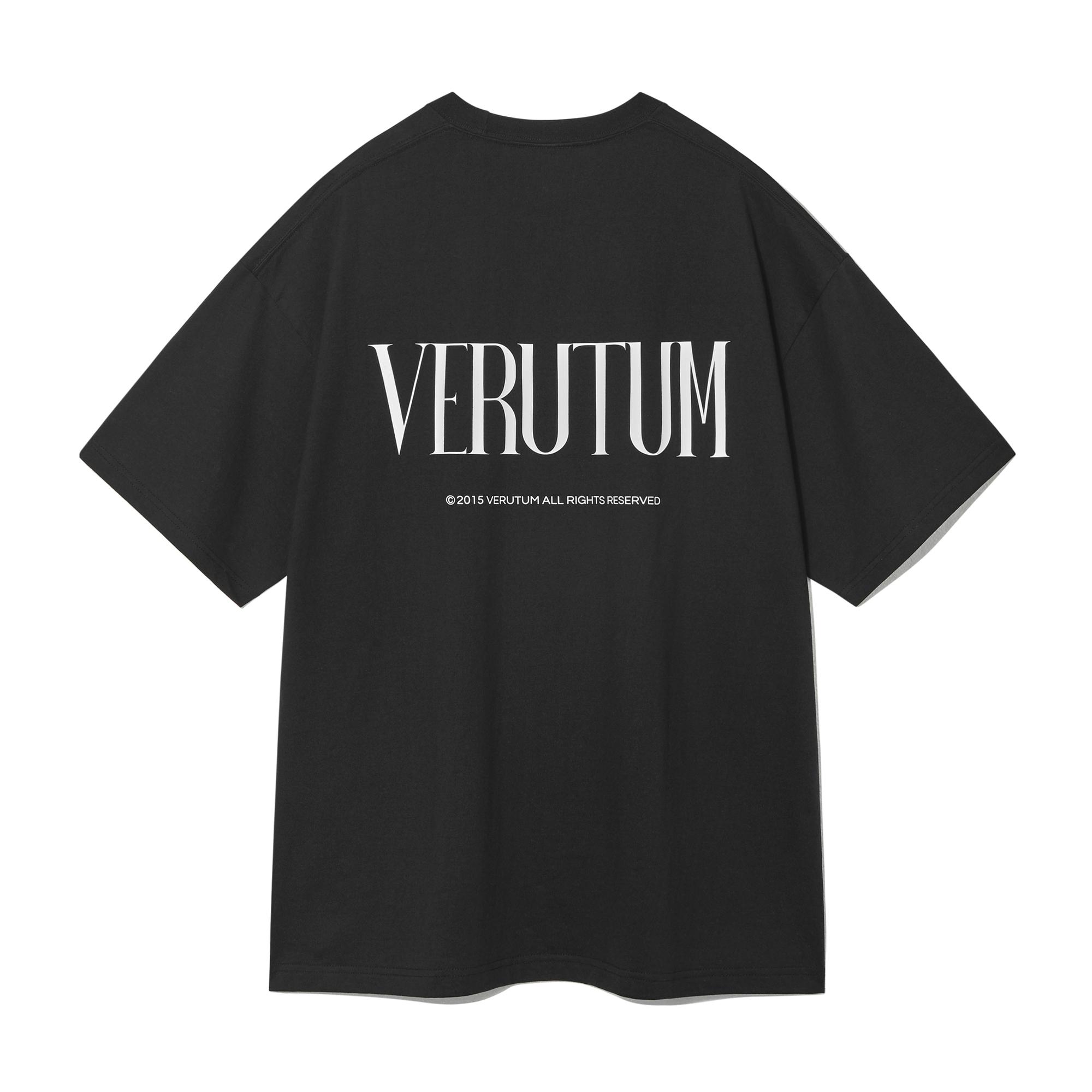 Verutum Serif Back Logo T-Shirt 2 Colors White/L