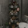 Suction Cup Storage Organizer Wall Mounted Wall Corner Shelf Corner Shelf Organizer  Toilet Area